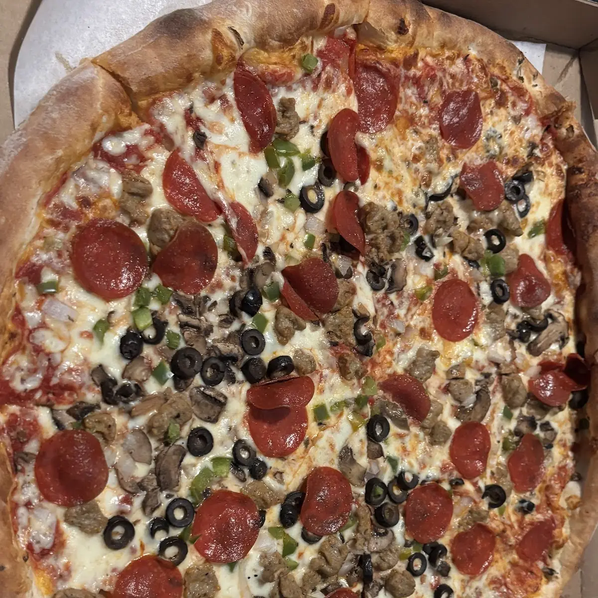 Stuffed Pepperoni Pizza