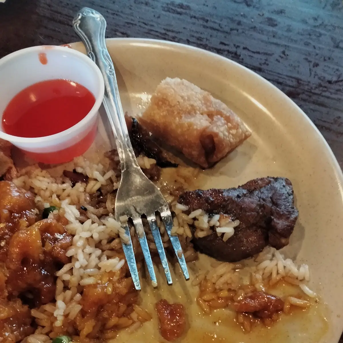 Fried Riceand General TSO's Chicken