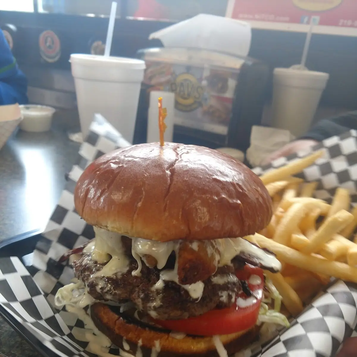 Deep Fried Pickle Burger