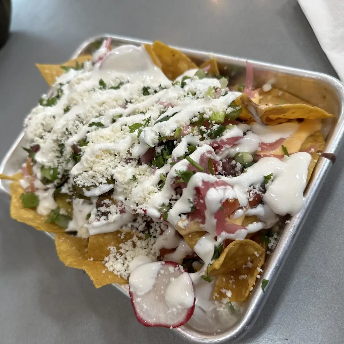 Savory Chicken Nachos