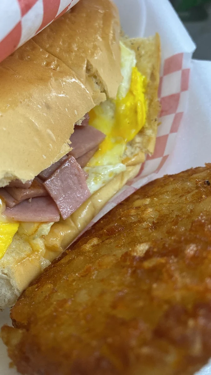 Ham Egg & Cheese