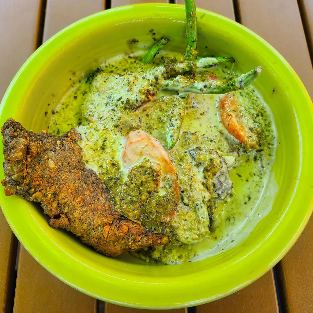 Green Curry Red Snapper