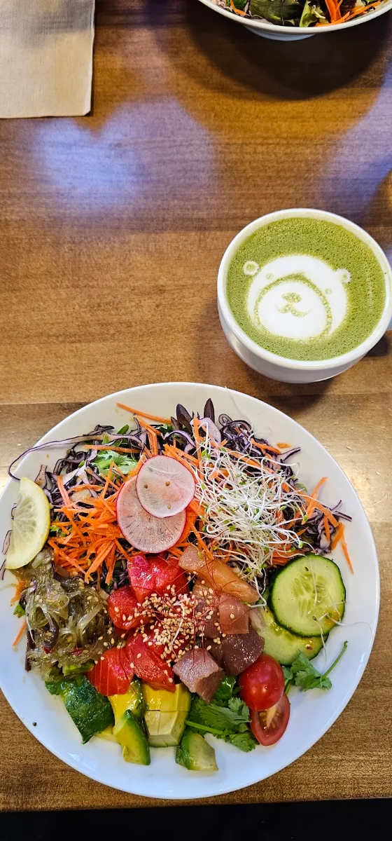 Tuna Salmon Poke Bowl, Kululu Cafe