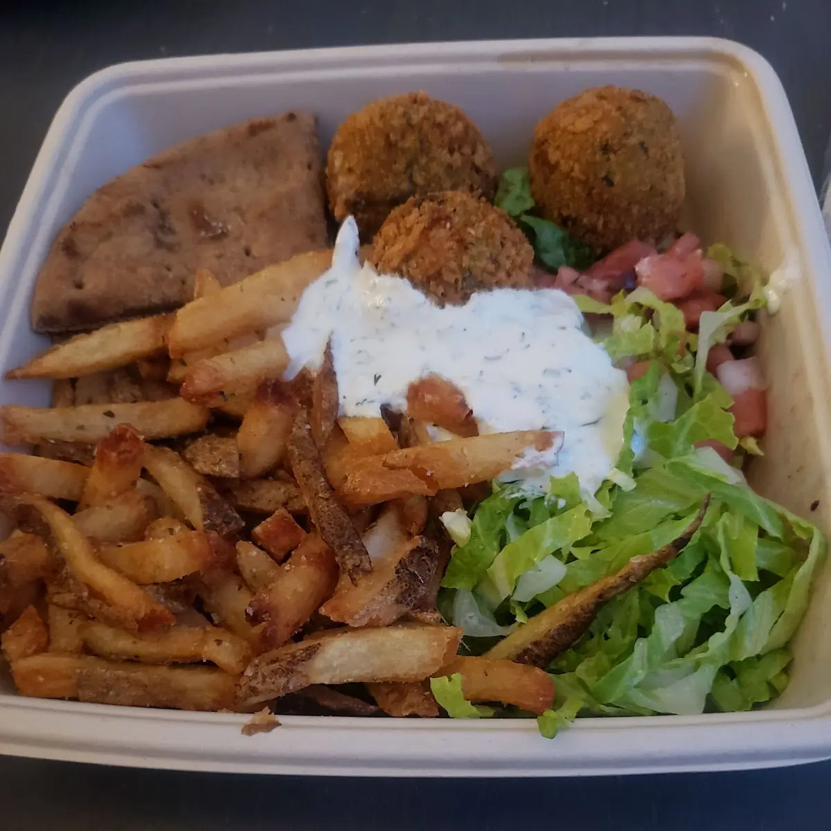Zucchini Fritters Platter