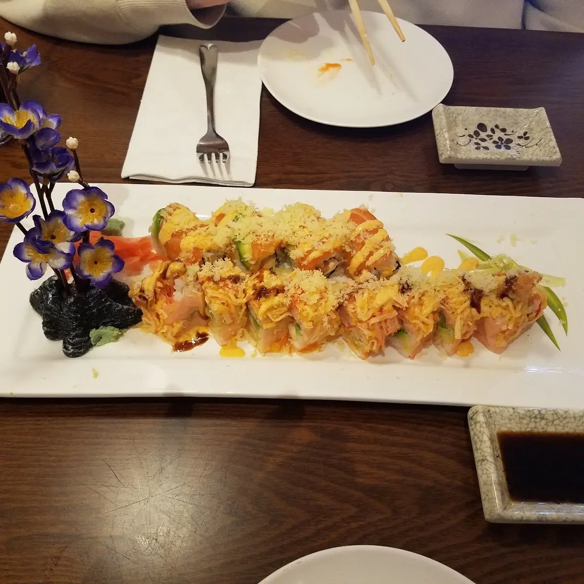 Angry Dragon Roll and Kaji Roll