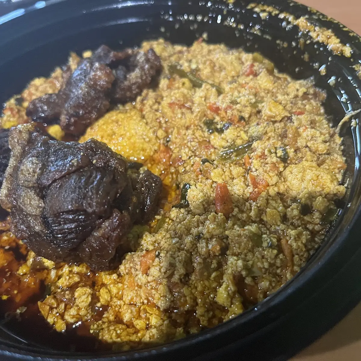 Egusi Soup Combo