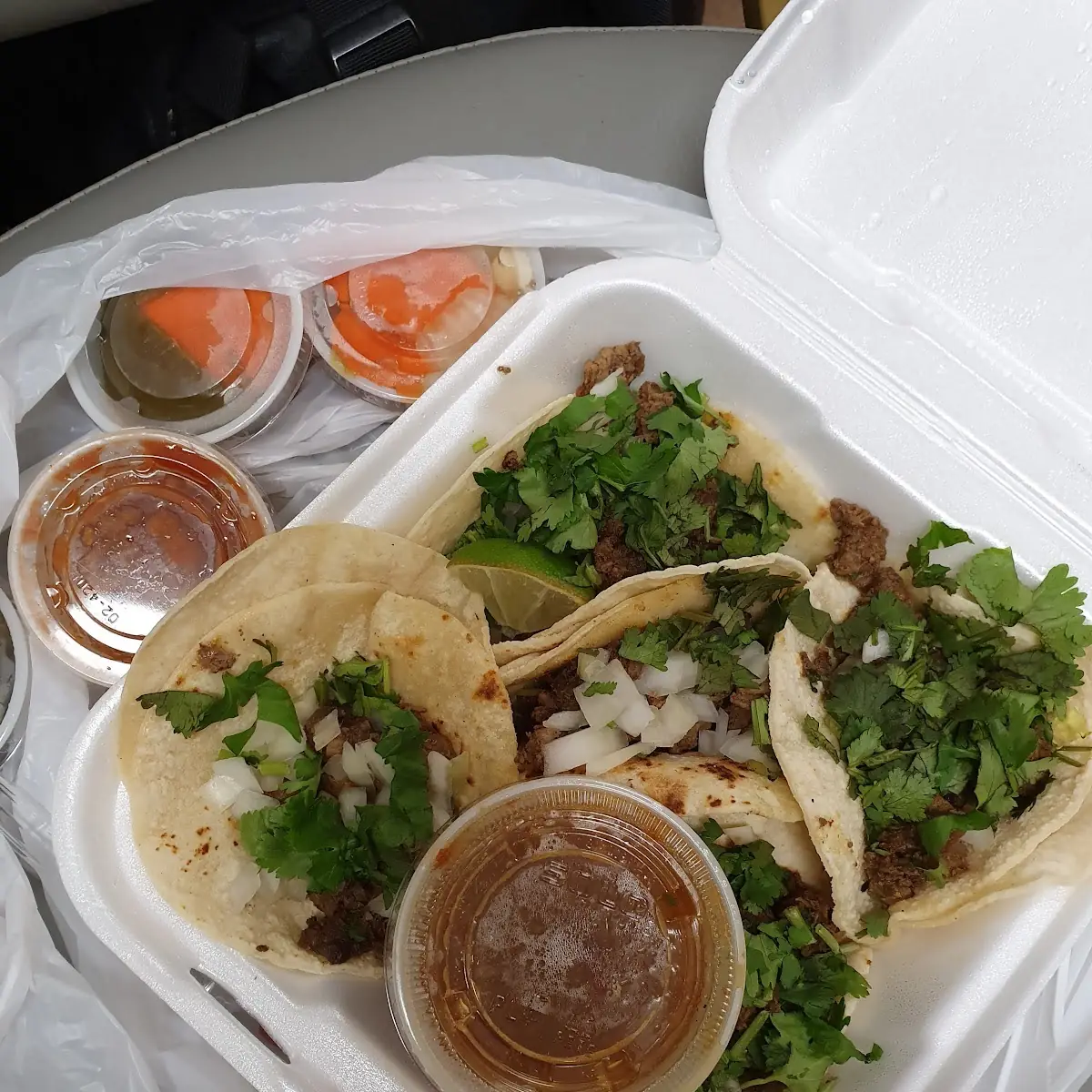 Five Asada Taco