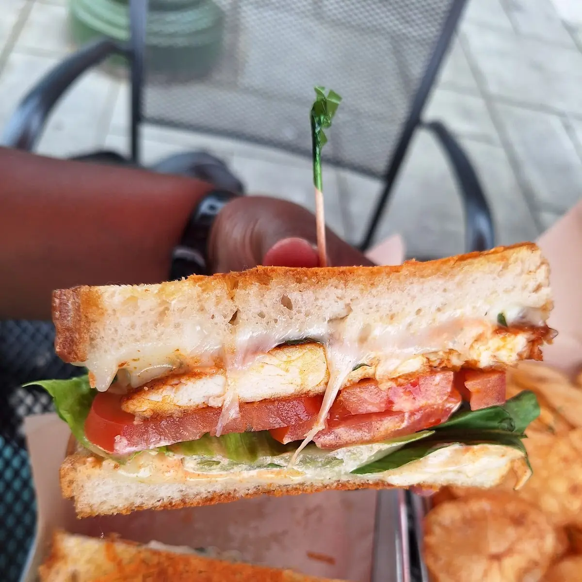 Parmesan Crusted Chicken Sandwich