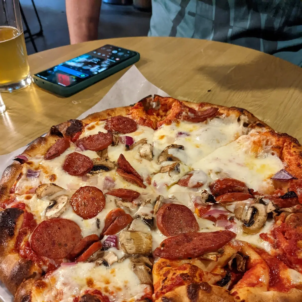 Elk Sausage Pizza
