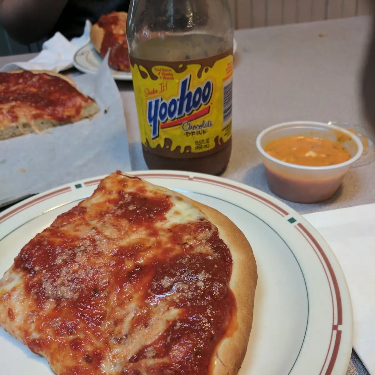 Two Slices with 16 Oz Soda Special