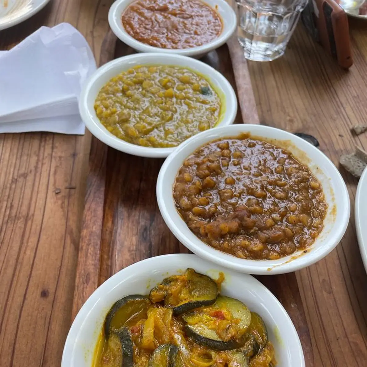 Veg Sampler Zucchini Miser Lentil Stee-Keywot Split Pea Stew