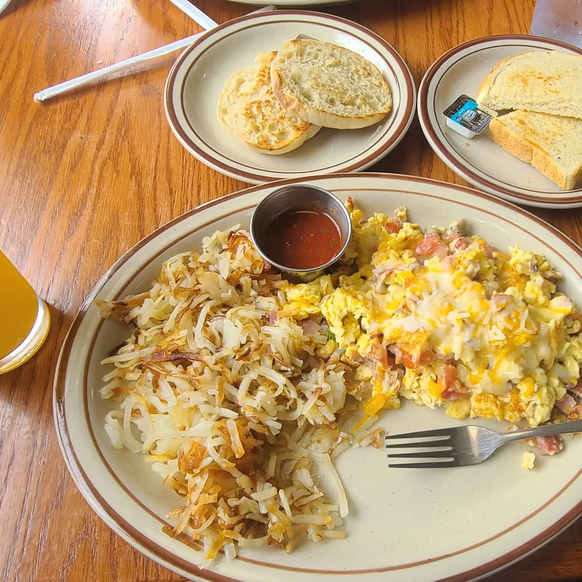 side two eggs