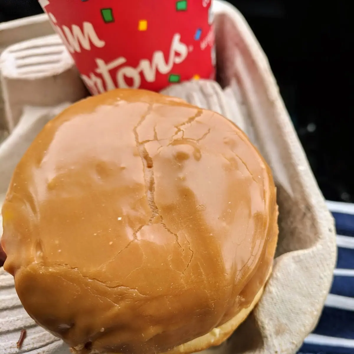 Maple Cream Donut