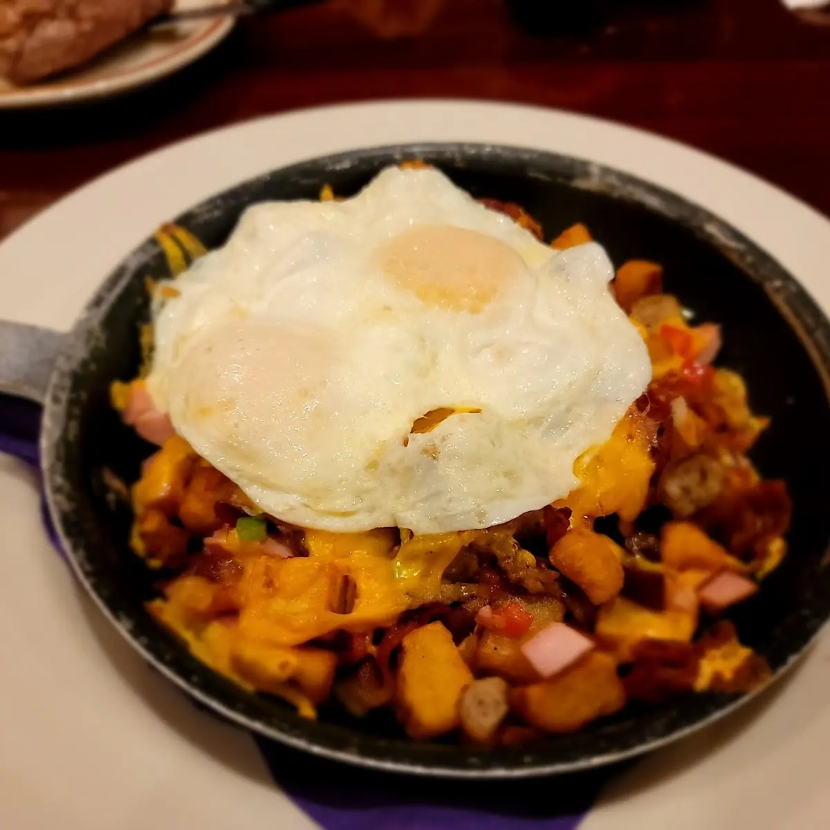 Meat Lovers Skillet with Egg