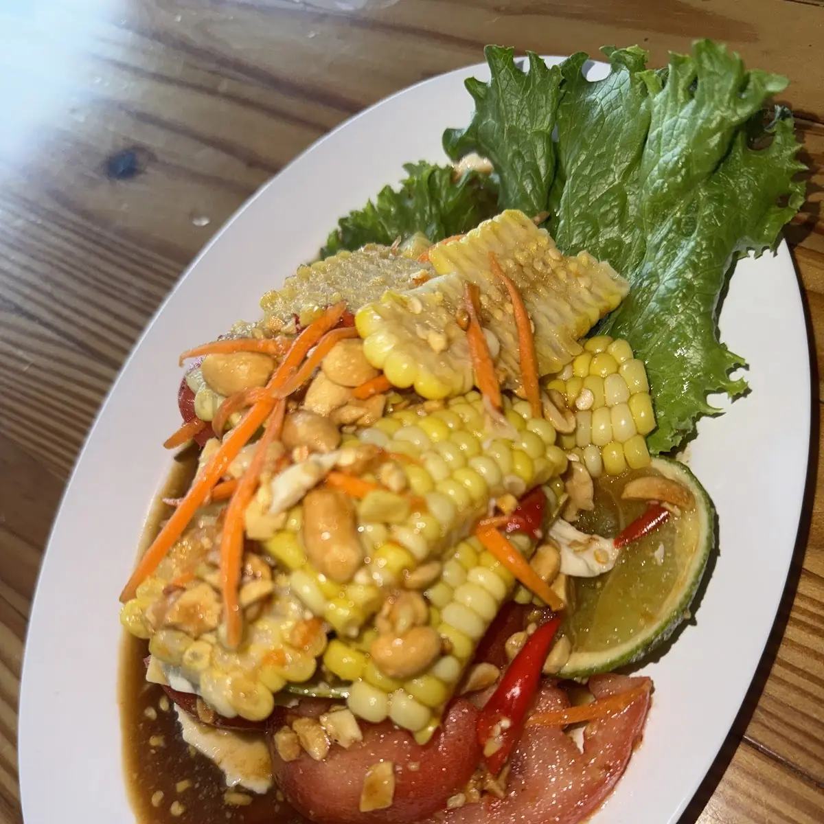 Sweet Corn Salad with Salted Egg