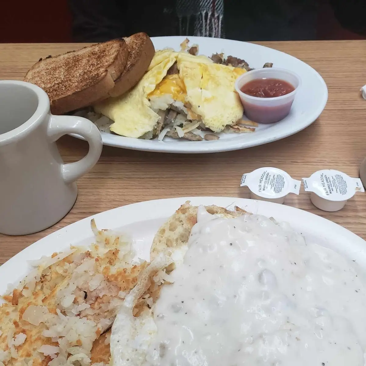 English Muffin and Gravy
