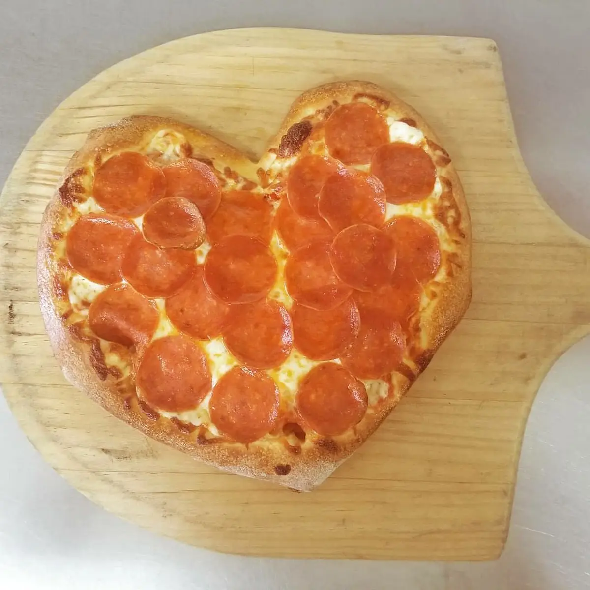 Heart Shaped Pizza