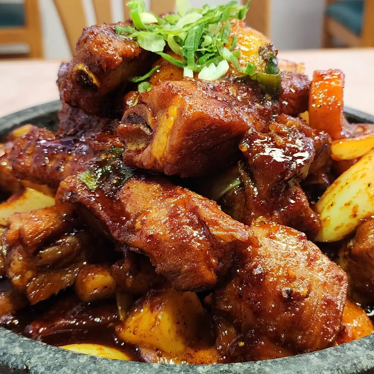 Spicy Pork Galbi-Jjim