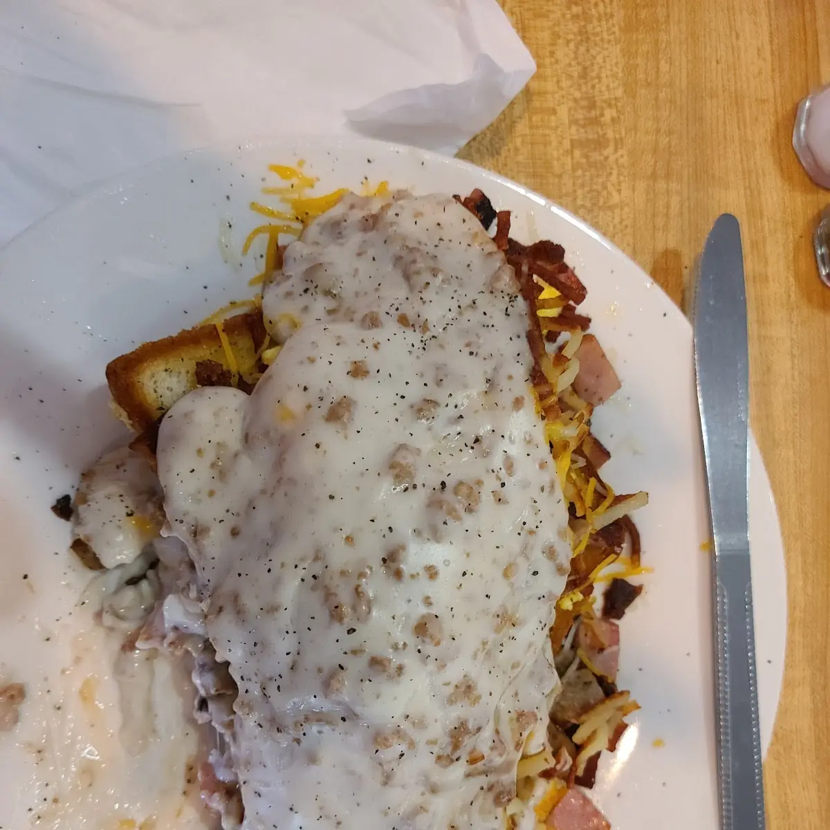 Scrapple Egg & Cheese Sandwich