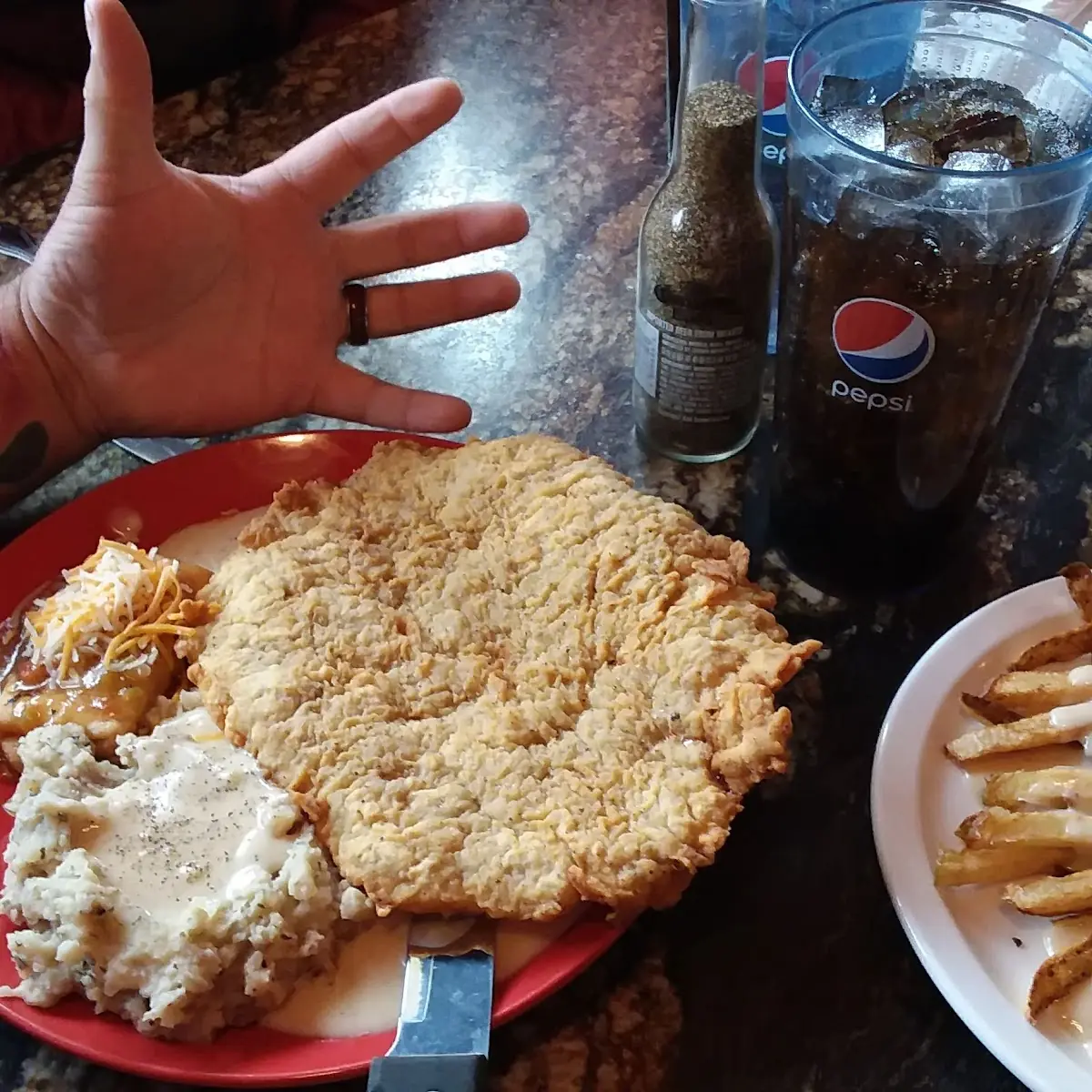 Biggest Chicken Fried Chicken Dinner