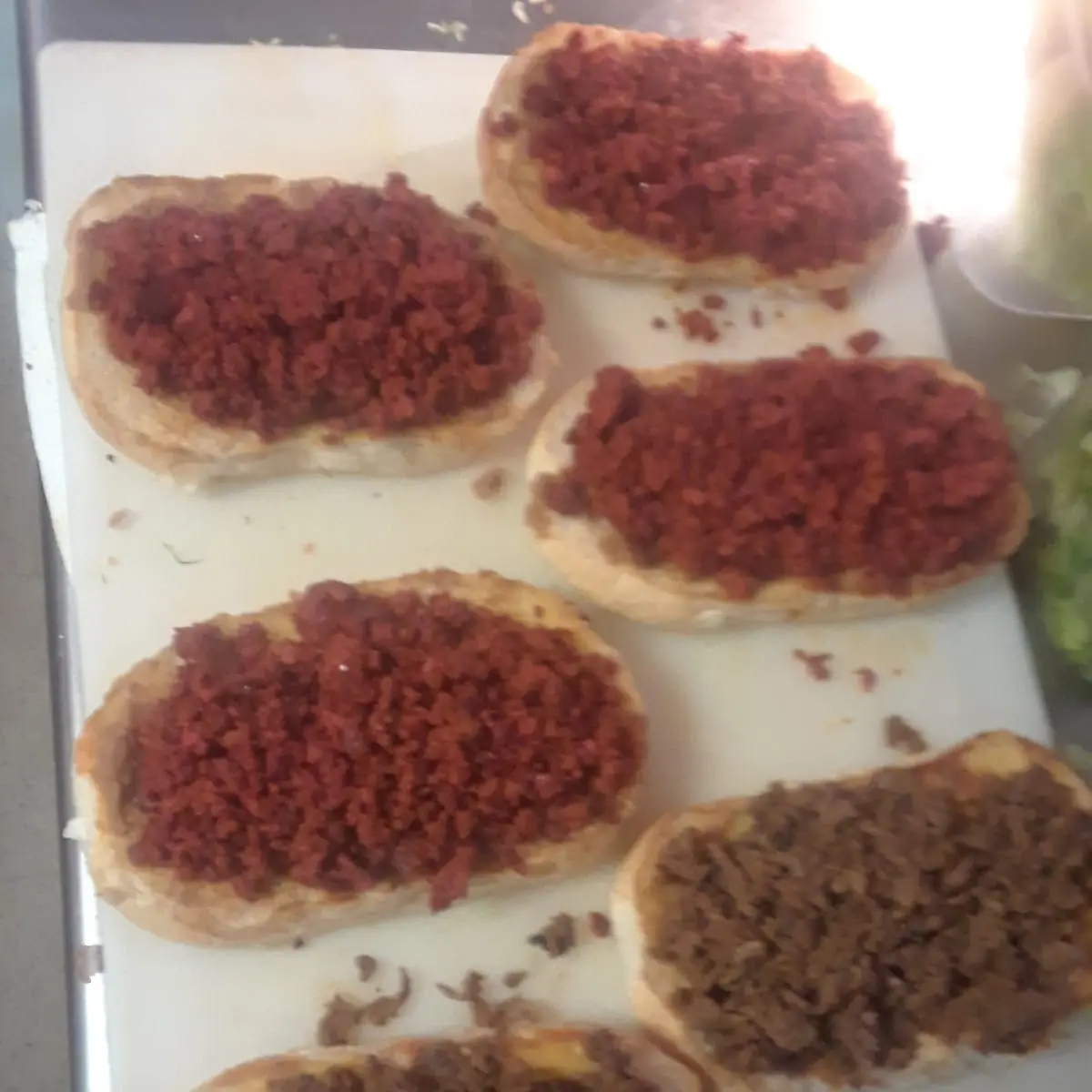 Chorizo and Steak Tortas