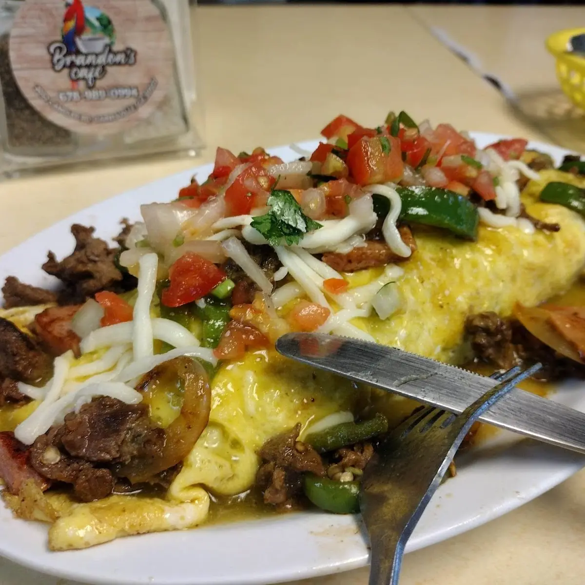 Omelette Con Bistec Steak Omelette