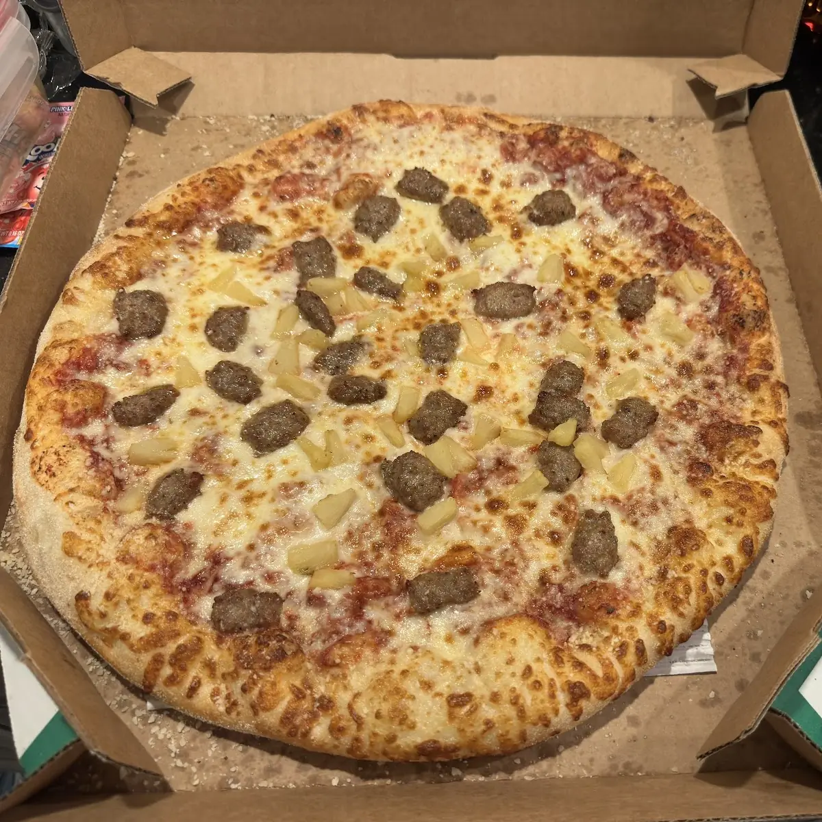 Pineapple and Sausage Pizza