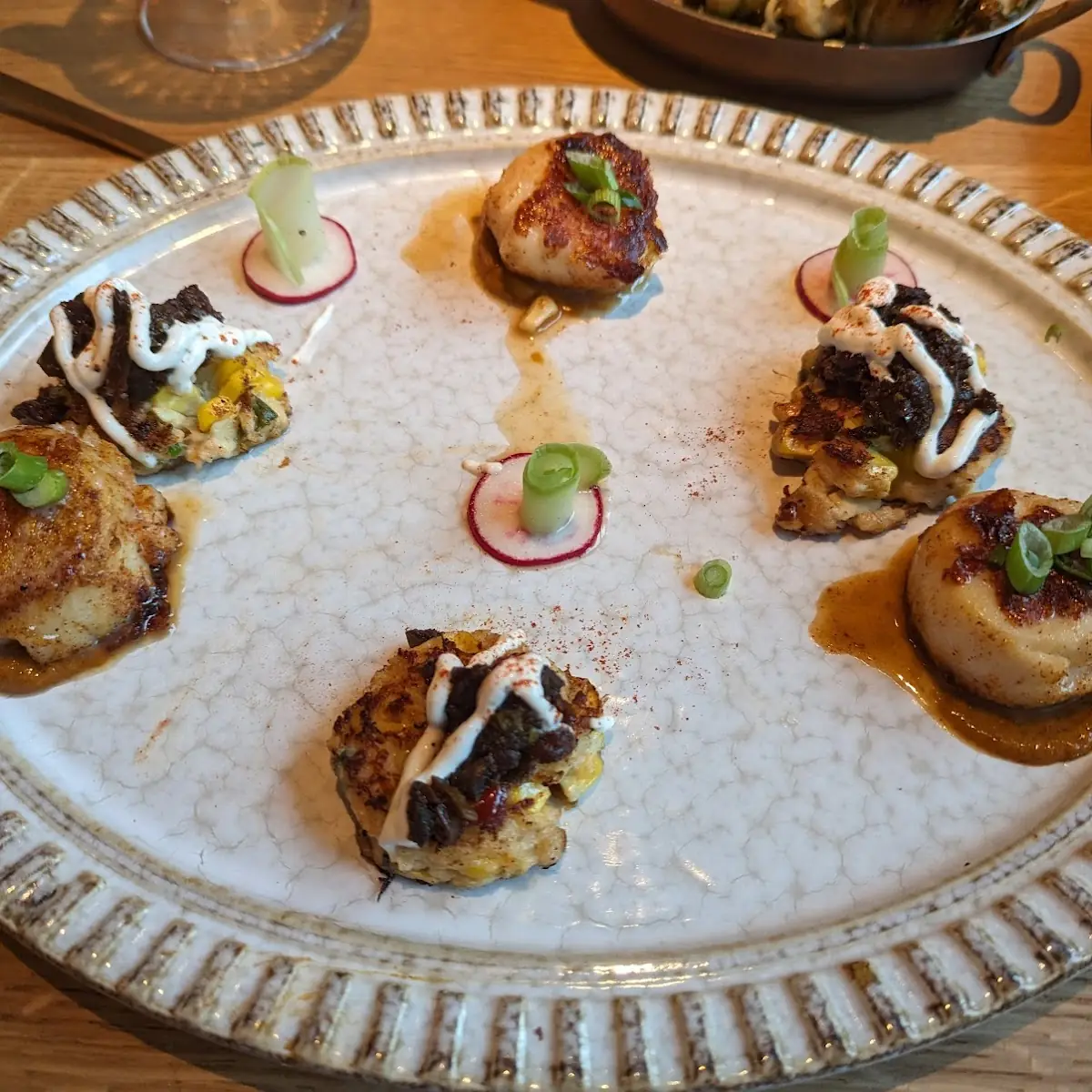 Seared Sea Scallops with Huitlacoche 'Caviar'