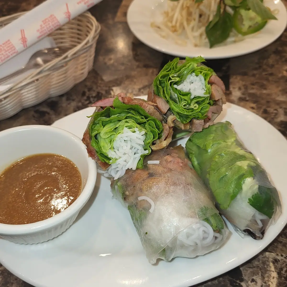Charbroiled Pork Spring Rolls