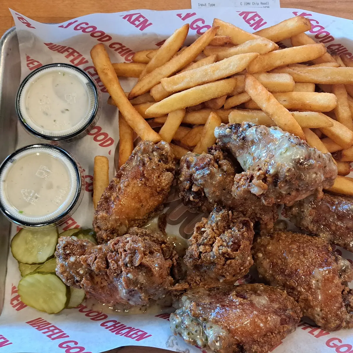 Garlic Parmesan Wings Combo