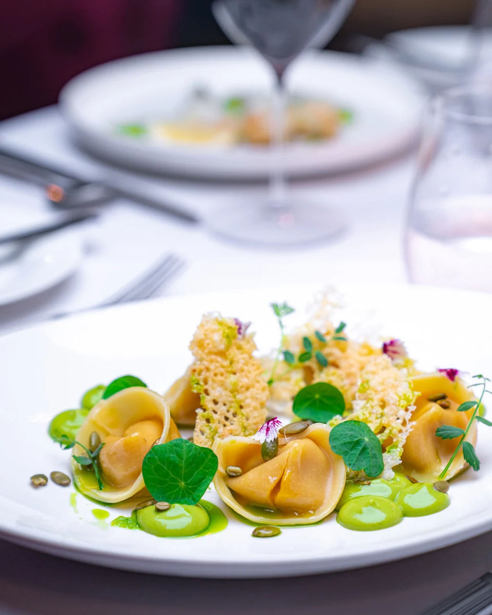North QLD Crayfish Ravioli, Bella Venezia Restaurant Mooloolaba