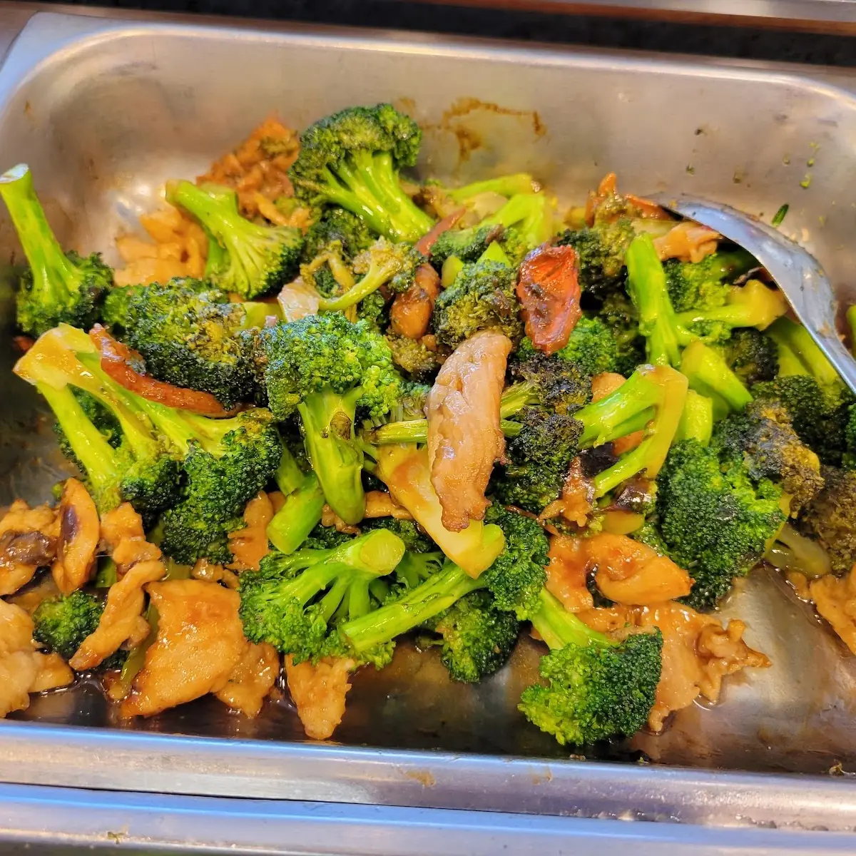 Steamed Broccoli w Garlic Sauce