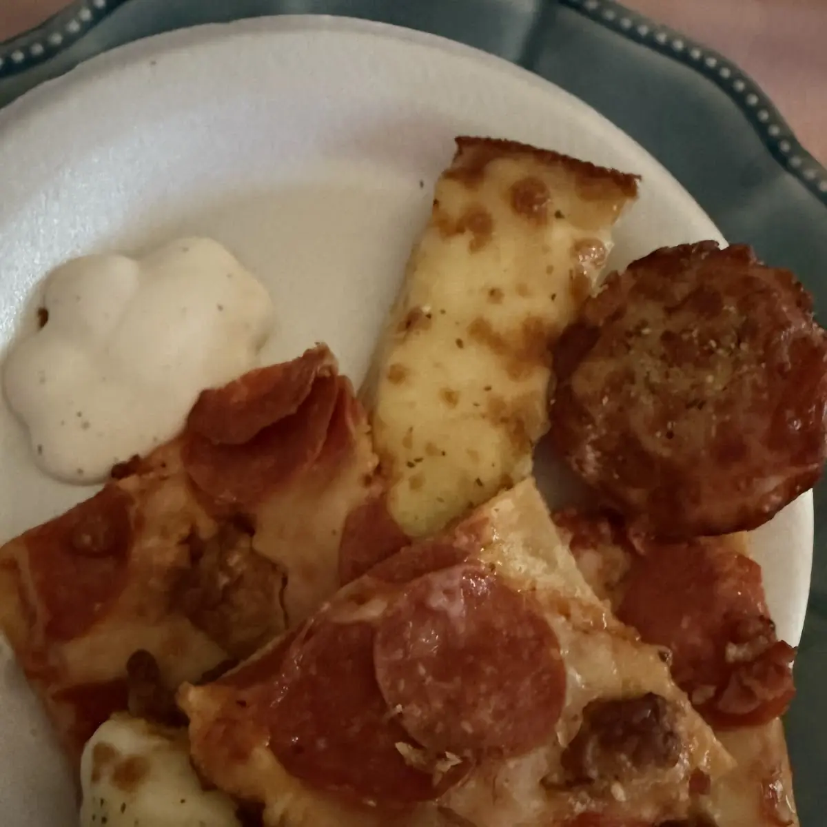 Italian Cheesy Bread and Pepperoni