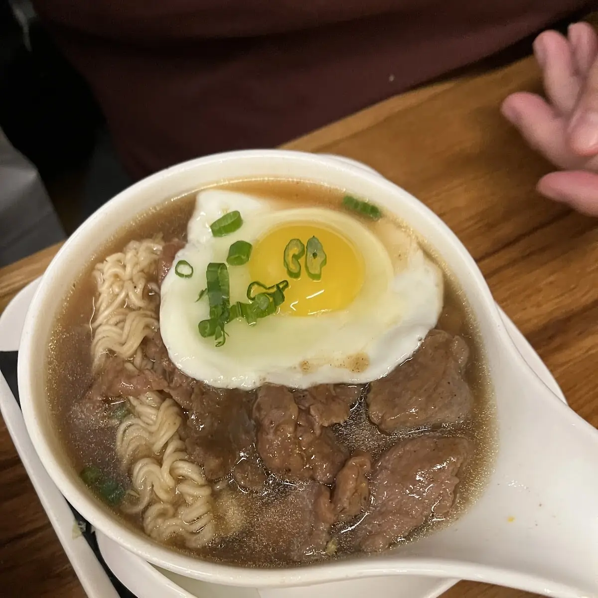 Satay Beef with Instant Noodle