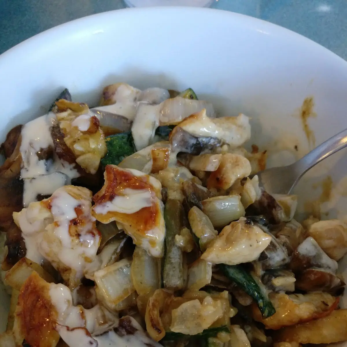Chicken Teriyaki Bowl with Yum Sauce