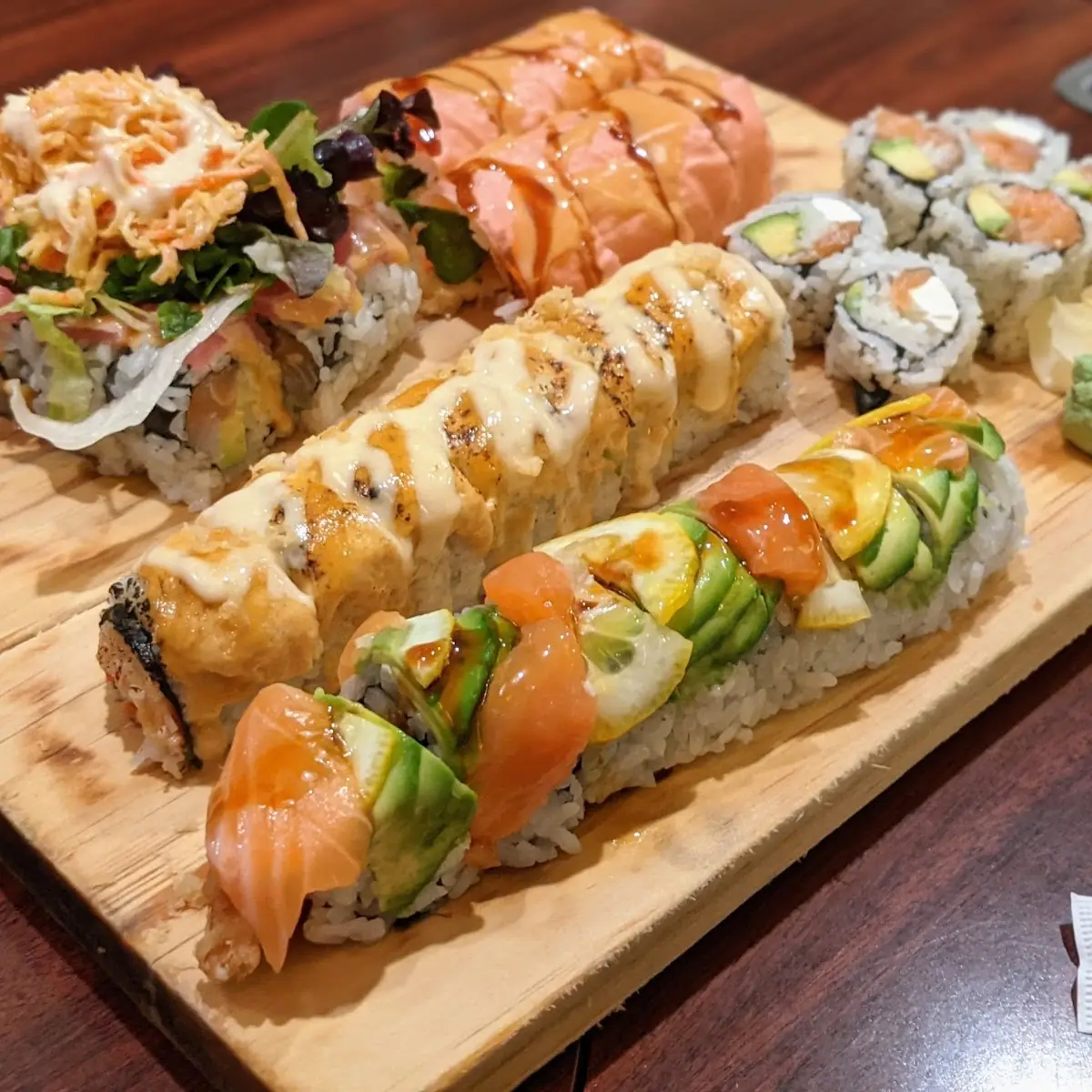 Spicy Tuna Spicy Salmon Rolls