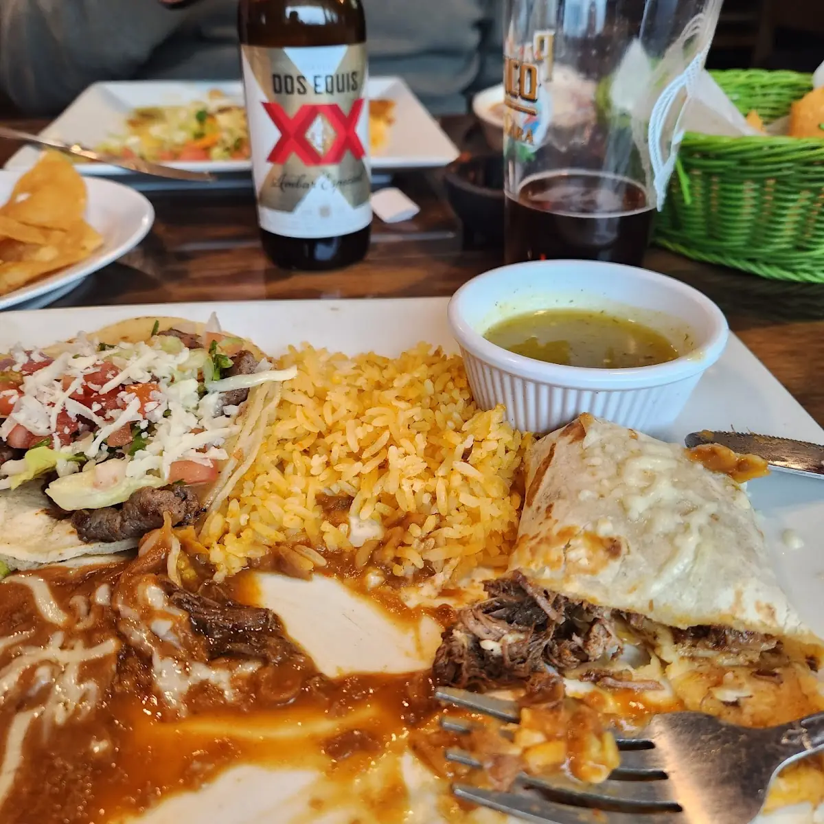 #4 Pupusa, Soft Taco, & Flauta
