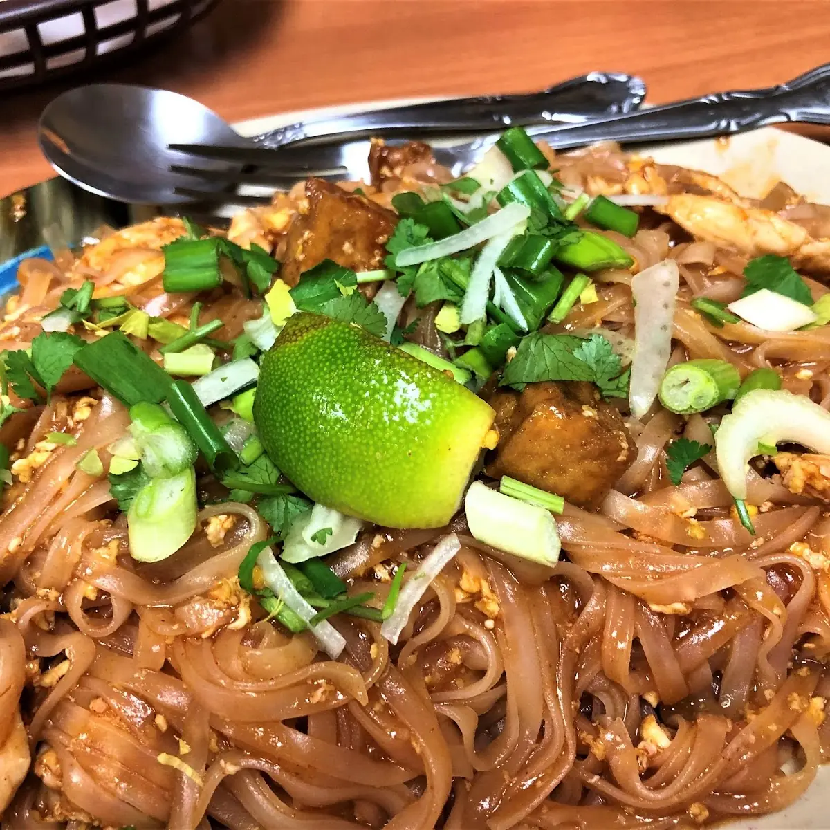 Chicken Pad Thai Extra Egg