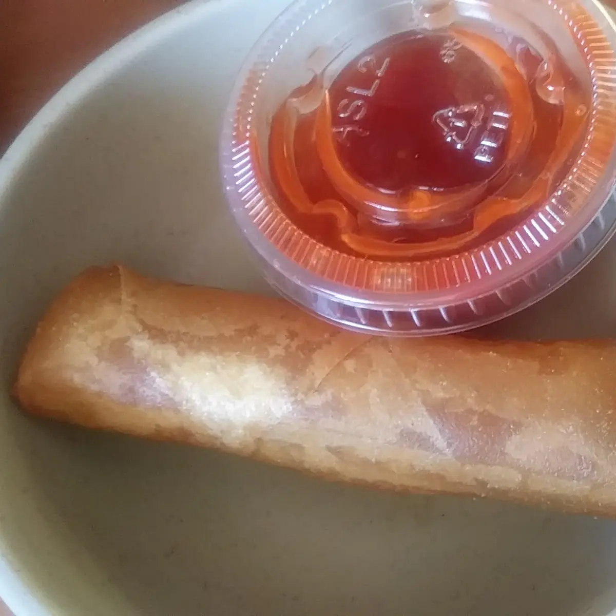 Egg Roll with Sauce