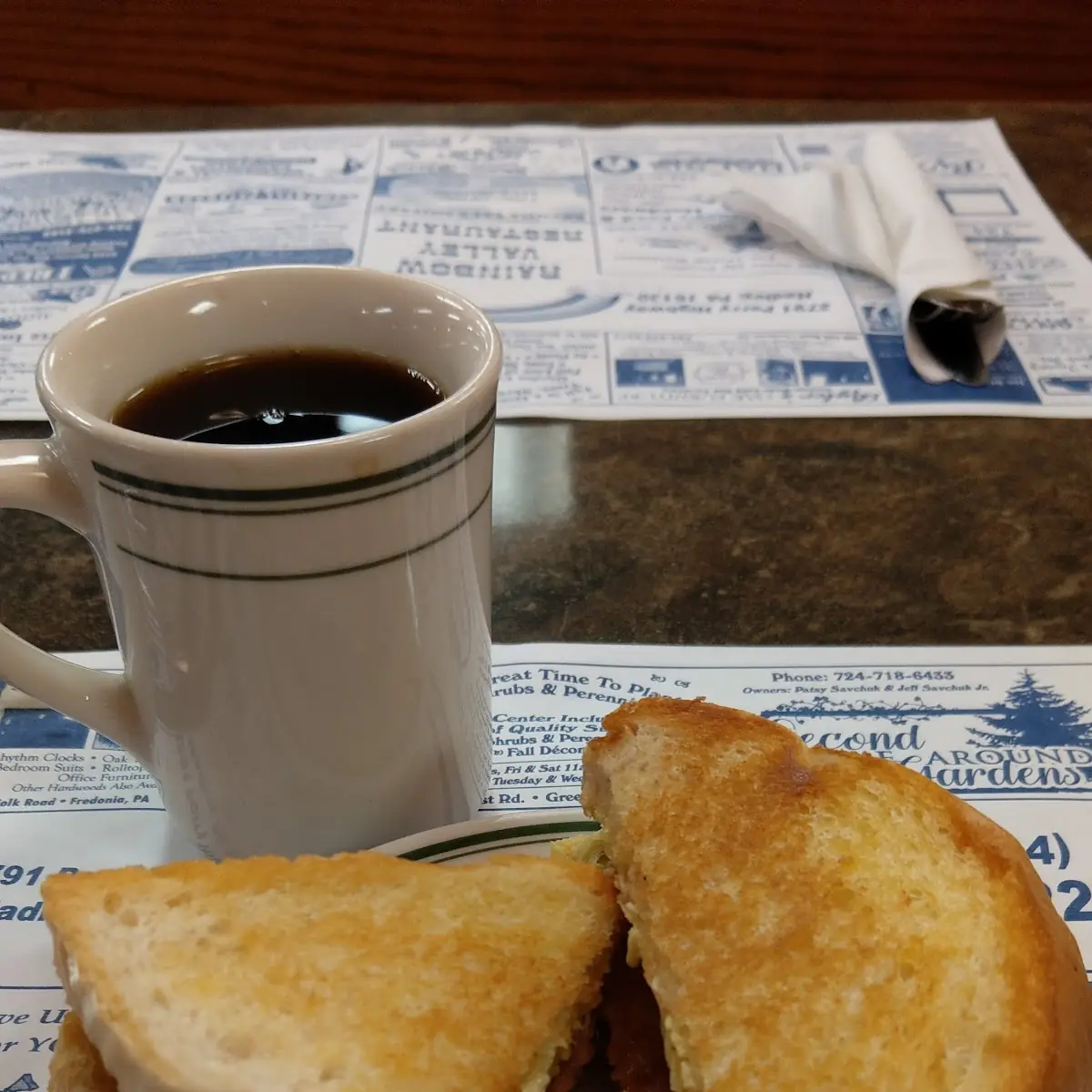 Sausage Egg and Cheese on Texas Toast