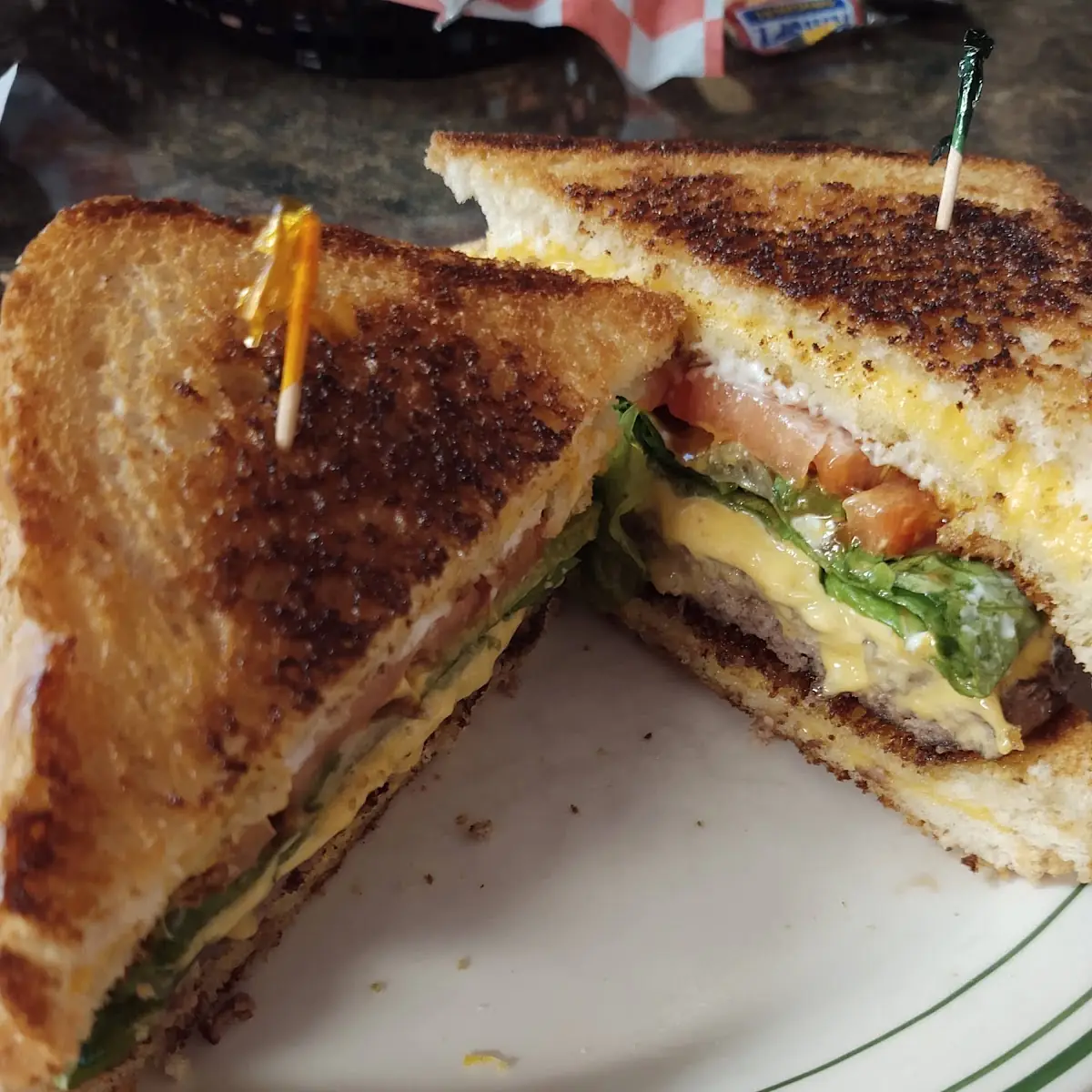 The Grilled Cheese Meal Burger
