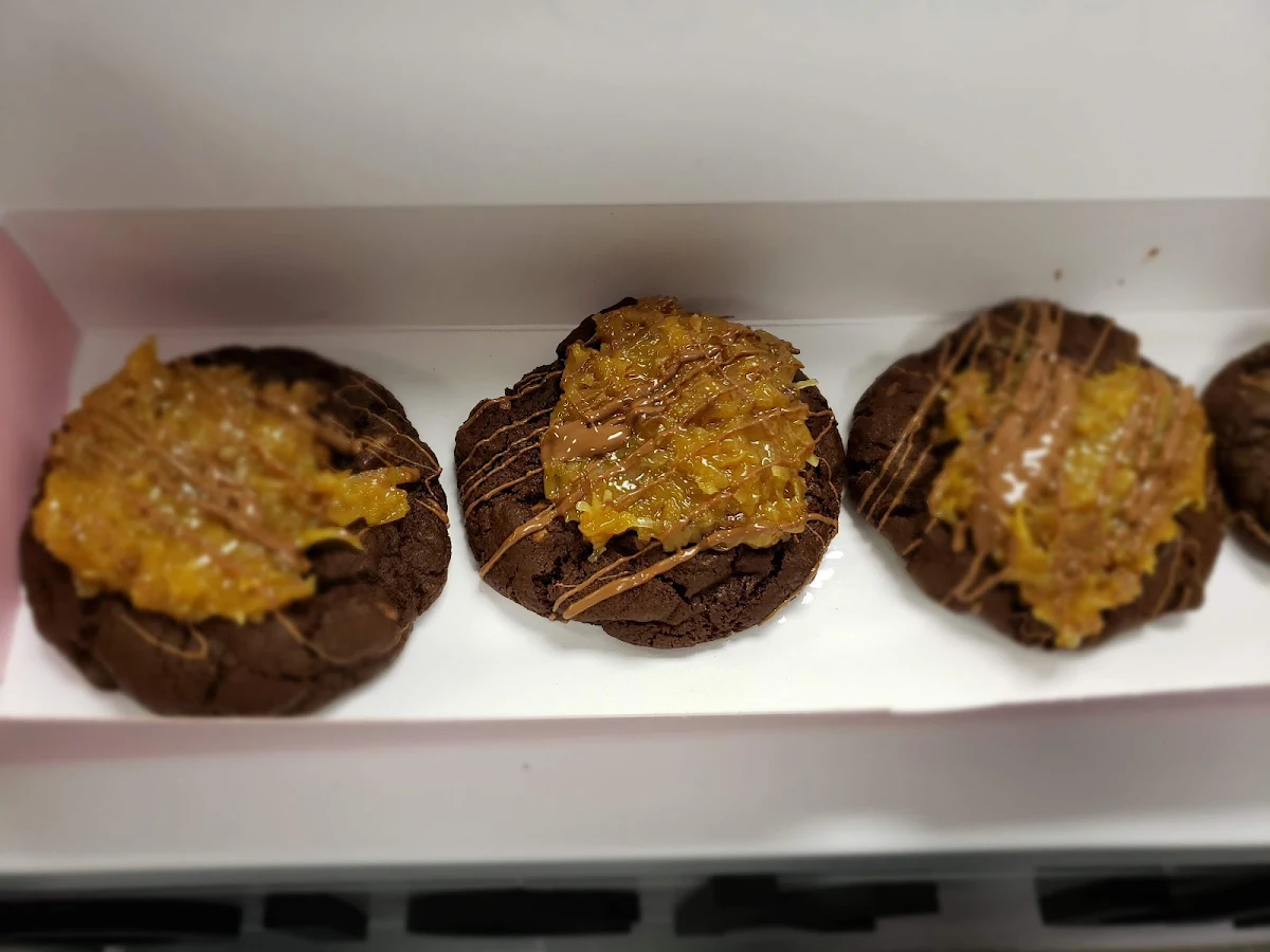 German Chocolate Cake Cookies