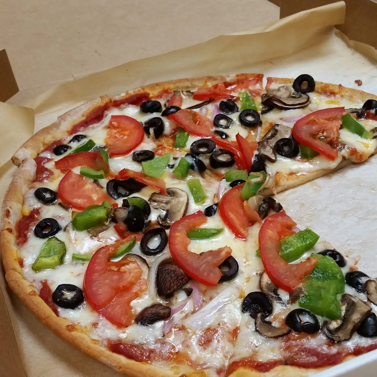 Gluten Free Veggie Pizza