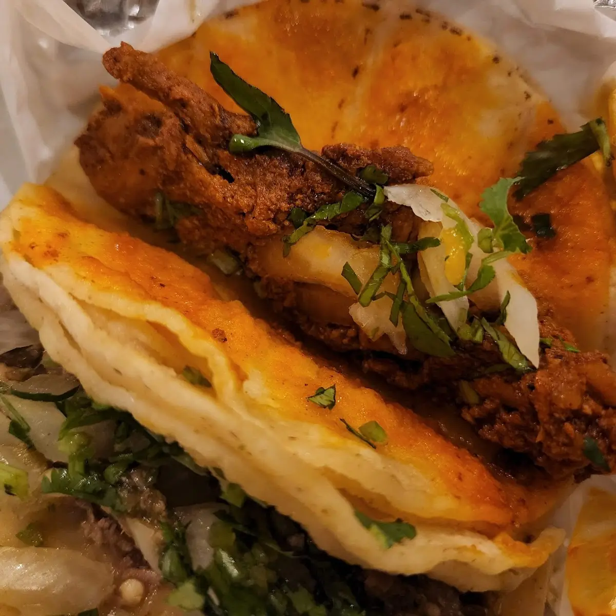 Chile Verde and Pastor Tacos