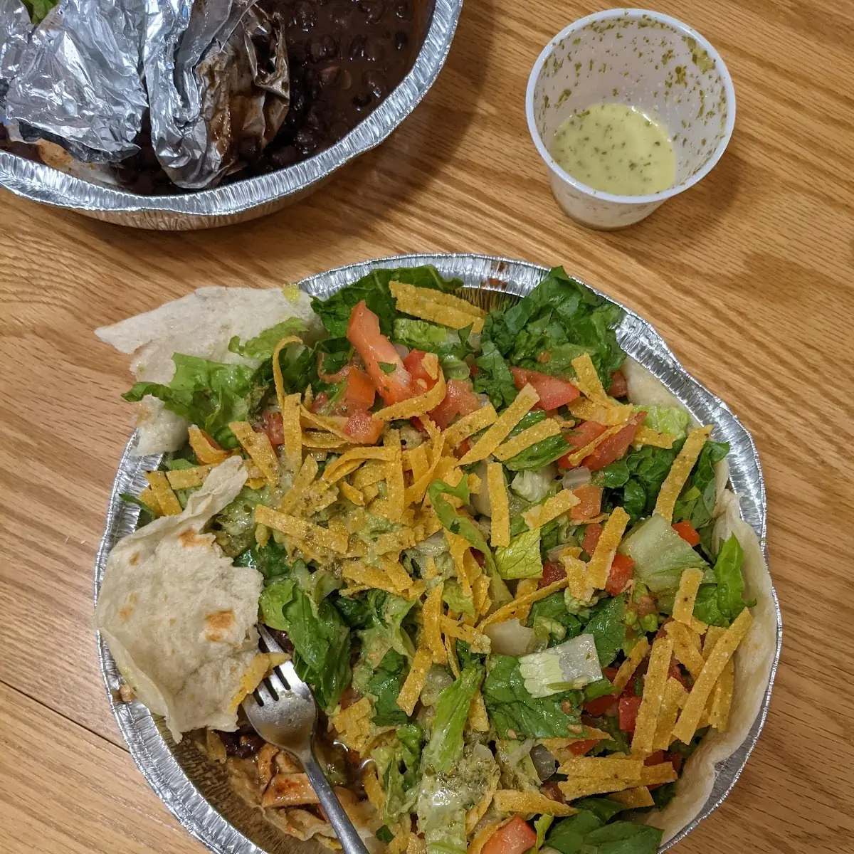 Taco Salad w Out Cheese Dairy