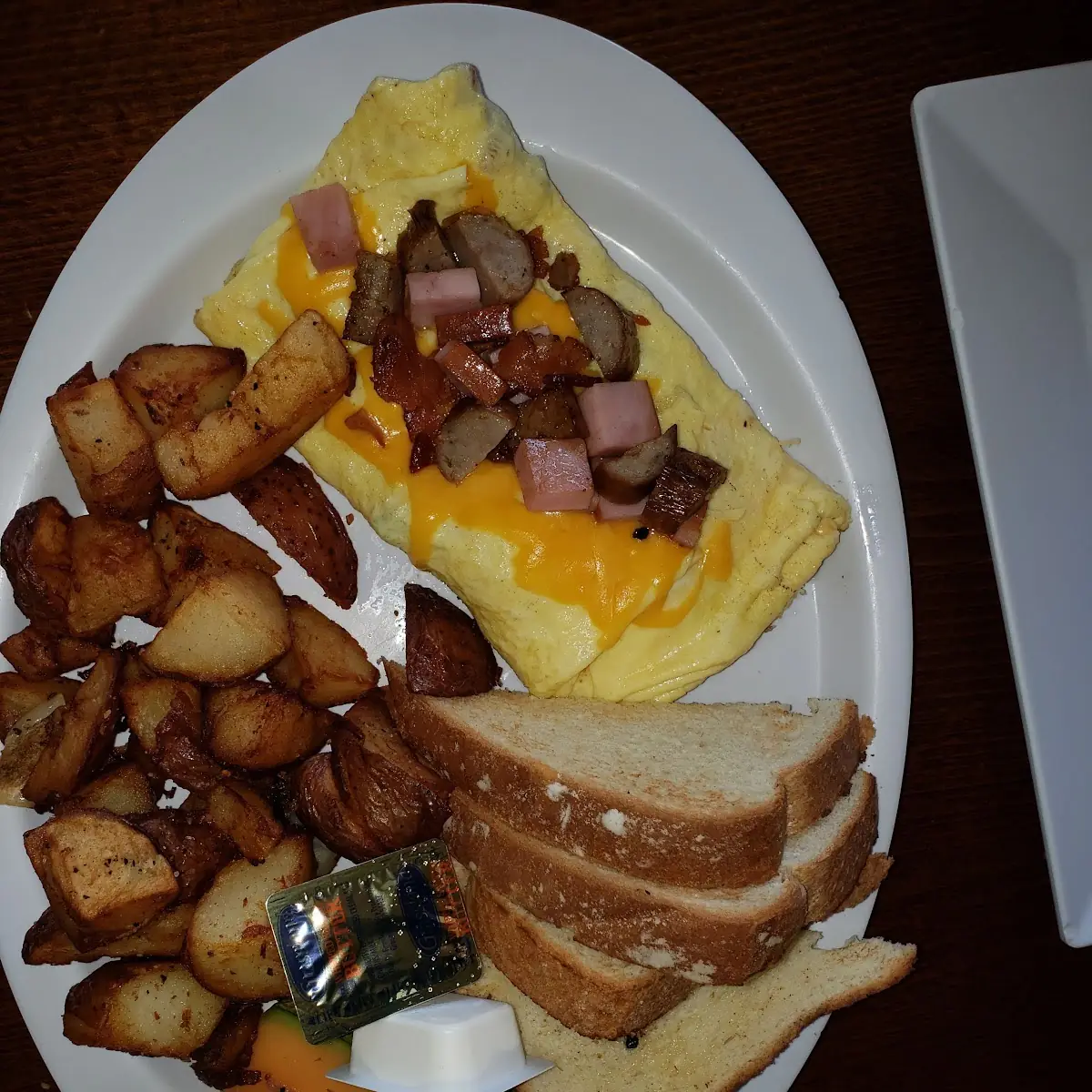 Bacon Cheese Burger Omelet