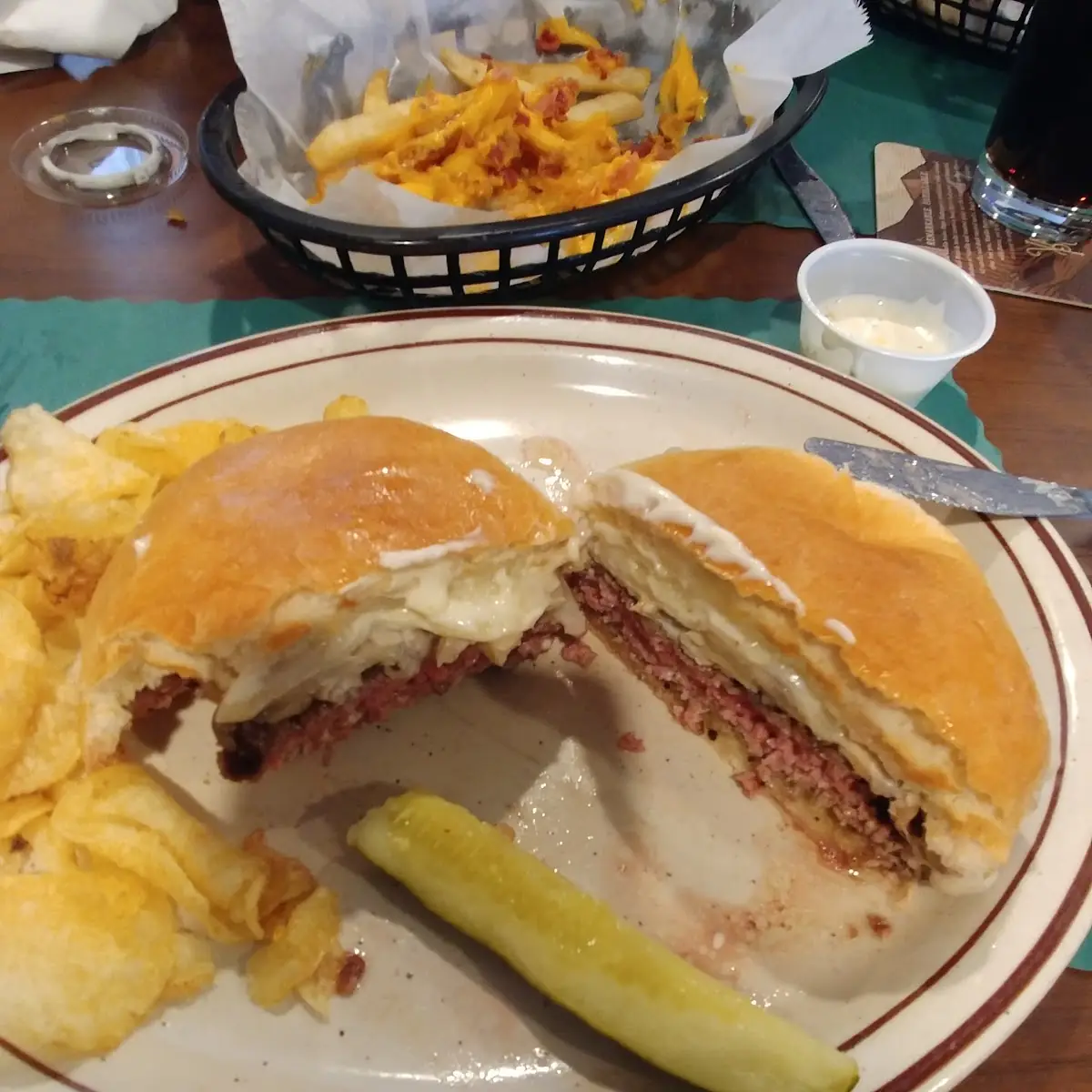 Mushroom Swiss Burger