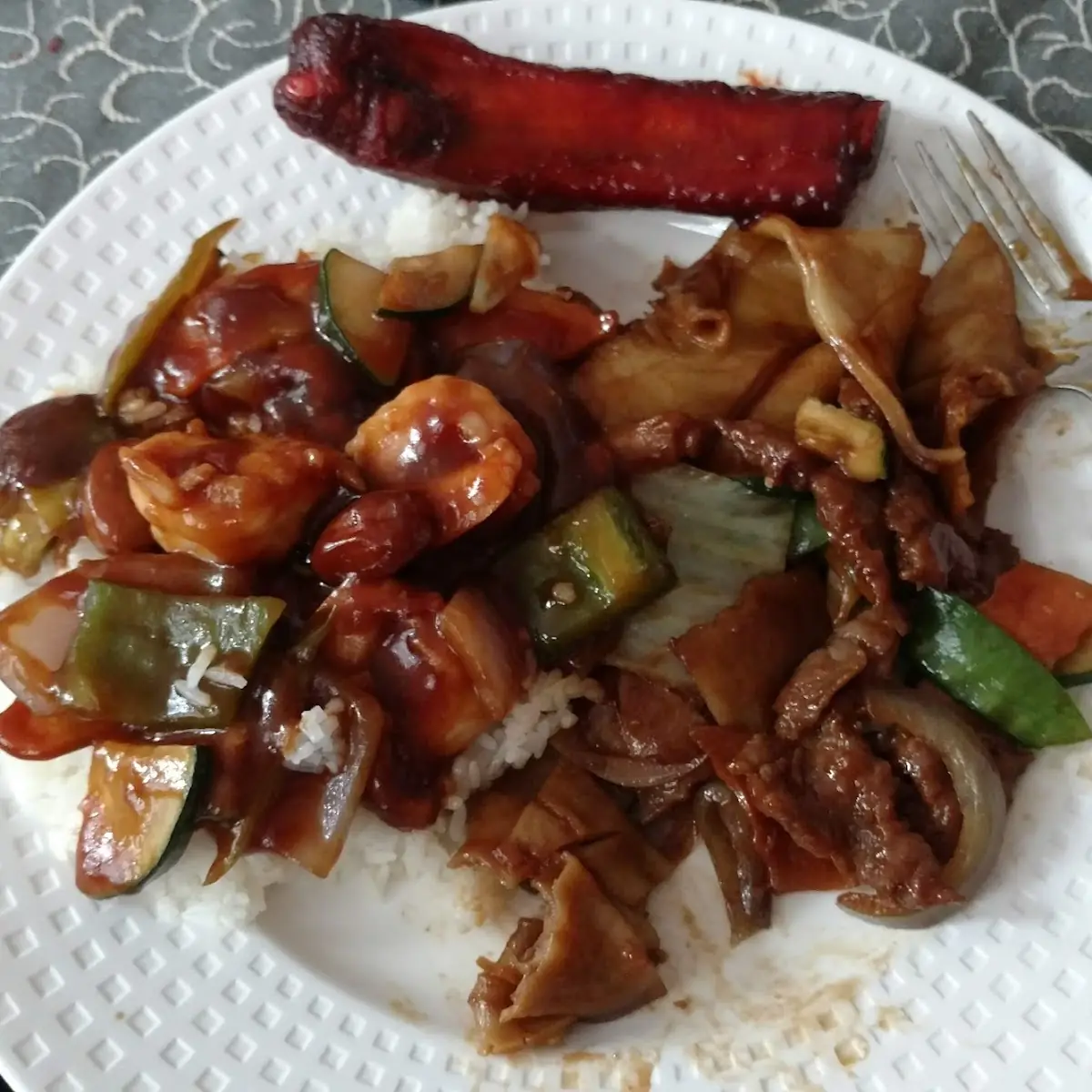 Roast Pork w Chinese Veg