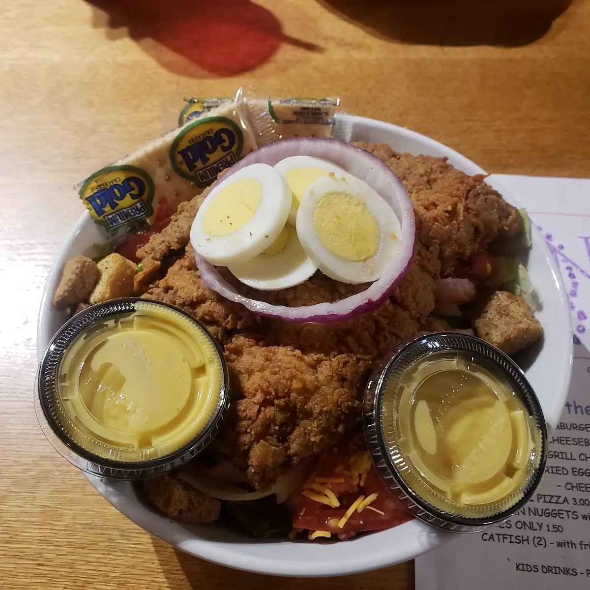 Chicken Fried Steak Salad