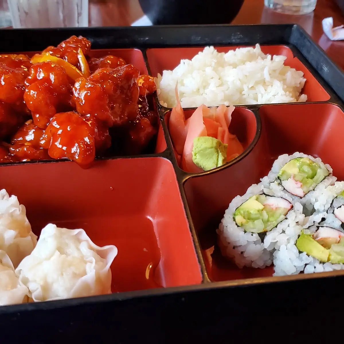 Orange Chicken Bento Box